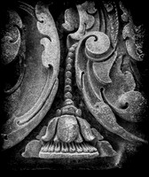 Lotus flower carving