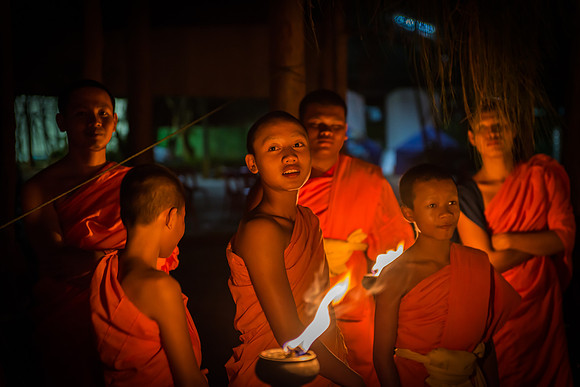 Monks at Yi Ping Festival