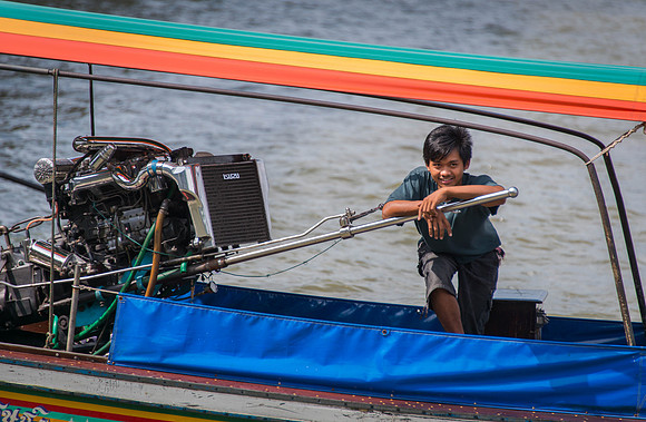 Long Tail Boat Driver
