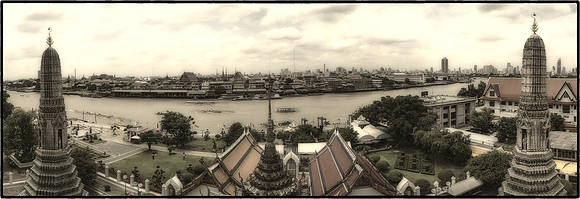 Chao Phrya River Pano