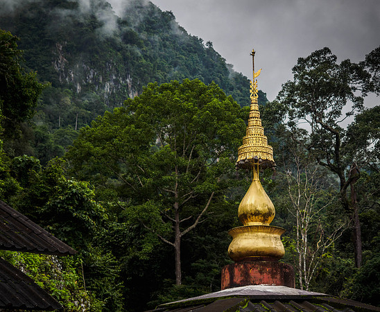 At Wat Tham Pha Phlong