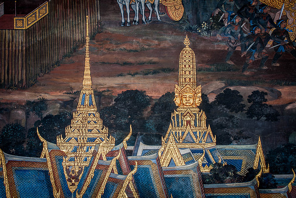 Mural details  - Ramakien